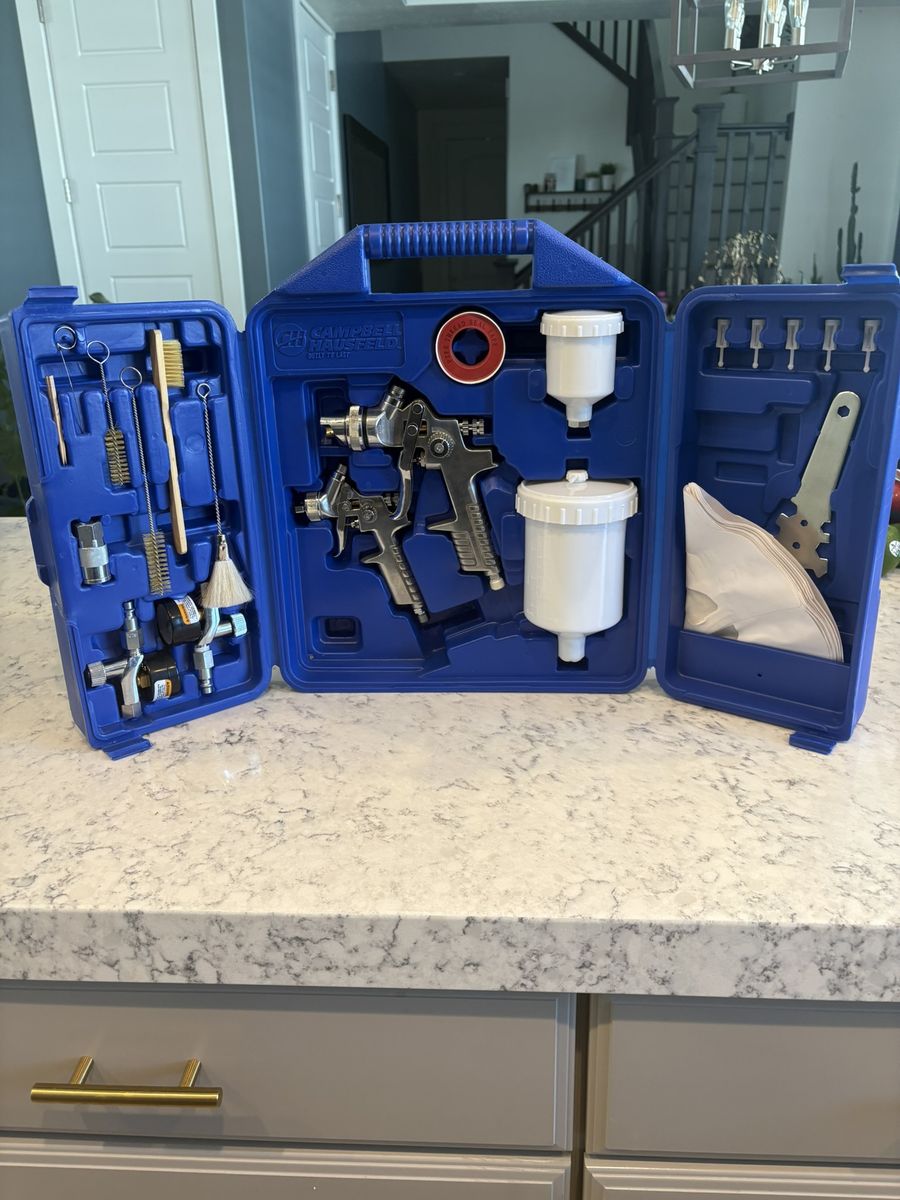 Campbell Hausfeld Paint Spray Gun Kit, Gravity Feed