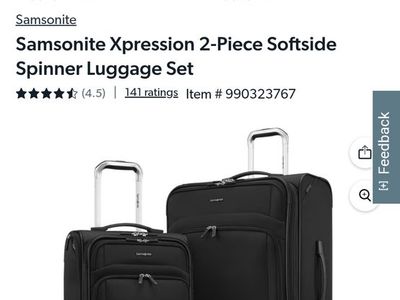 New Samsonite luggage
