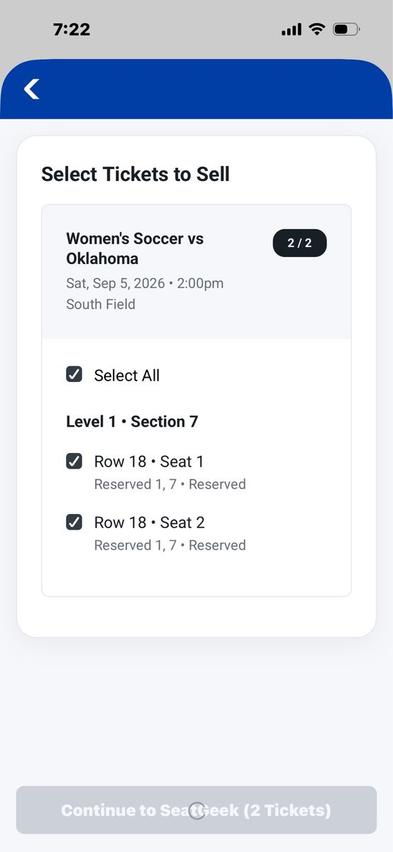 BYU Women's Soccer vs Oklahoma Tickets - Sat, Sep 5, 2026