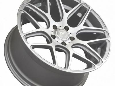 MMR Groundforce GF9 Silver Set of (4) Wheels 19x8.5” / 5x114.3 bolt pattern / 45mm offset (Perfect for Toyota Camry)