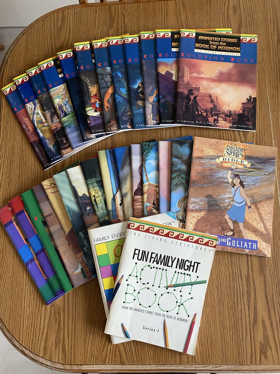 Living Scriptures Coloring Books
