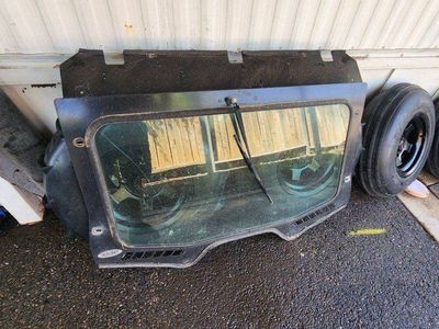 EMP windshield with wiper