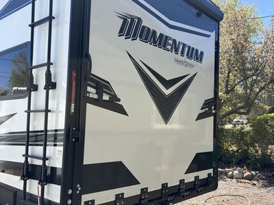 2023 Grand Design Momentum 25G Toy Hauler – Barely Used, Still Has New Trailer Smell! $51,900
