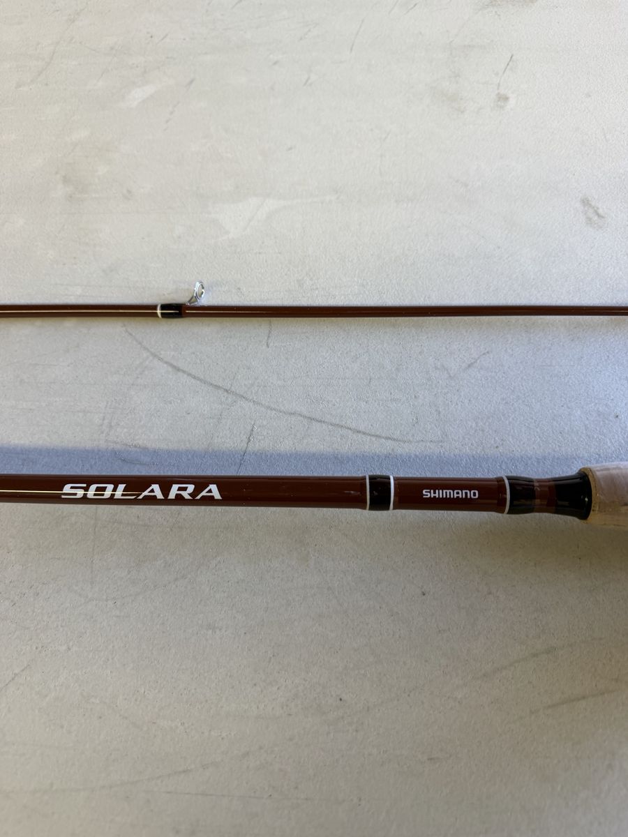 Shimano Solara SLS70M2A 7'0" Medium Spinning Rod - 2 Piece, 8-12lb Line, Graphite