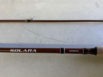 Shimano Solara SLS70M2A 7'0" Medium Spinning Rod - 2 Piece, 8-12lb Line, Graphite