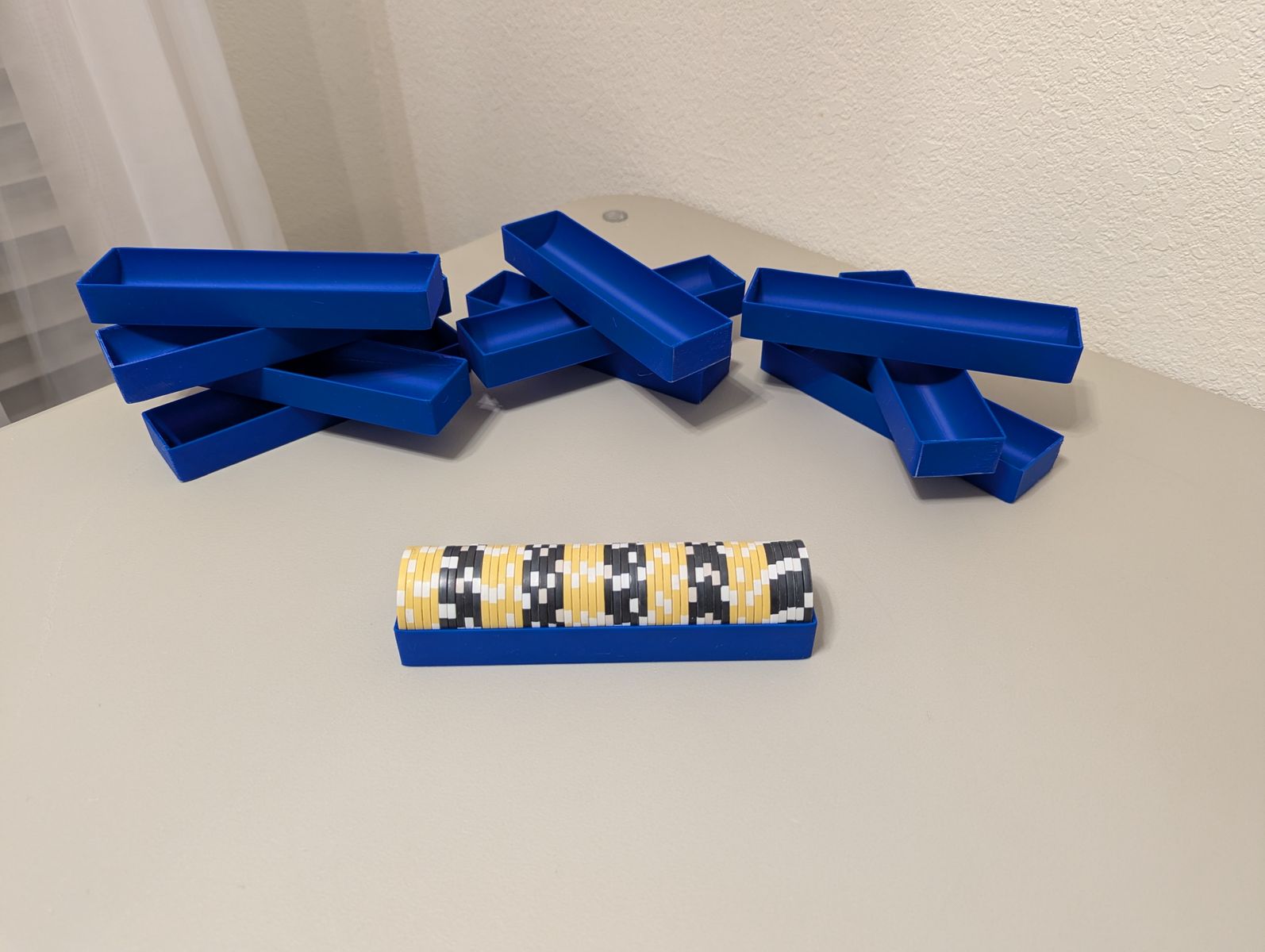 bespoke 50 poker chip rack