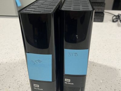 WD My Book 3TB External Hard Drive USB 3.0 - Two Available