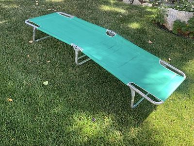 Worlds most comfortable camping cot