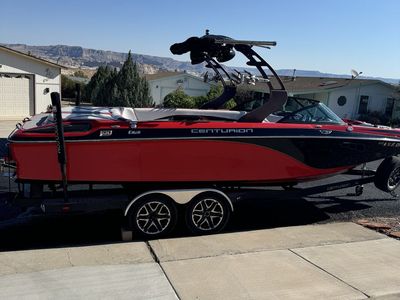 Centurion Enzo FX44 Wakeboard Boat - Red/Black, Excellent Condition with Trailer-2014
