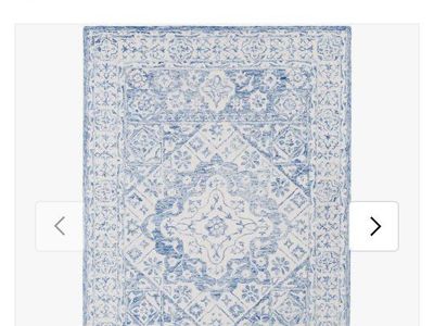 Devine hand tufted wool area rug 6x9