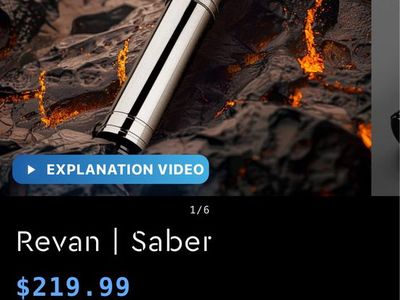 Darth revan baselit saber