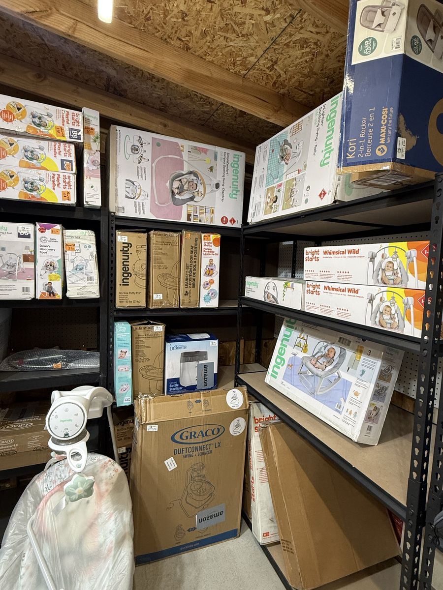 New Baby Swing, Bouncer, & more!