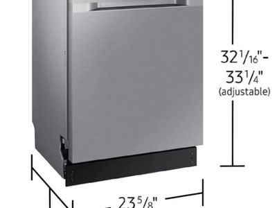 NEW Samsung 24 in Front Control Stainless Fingerprint Resistant Dishwasher