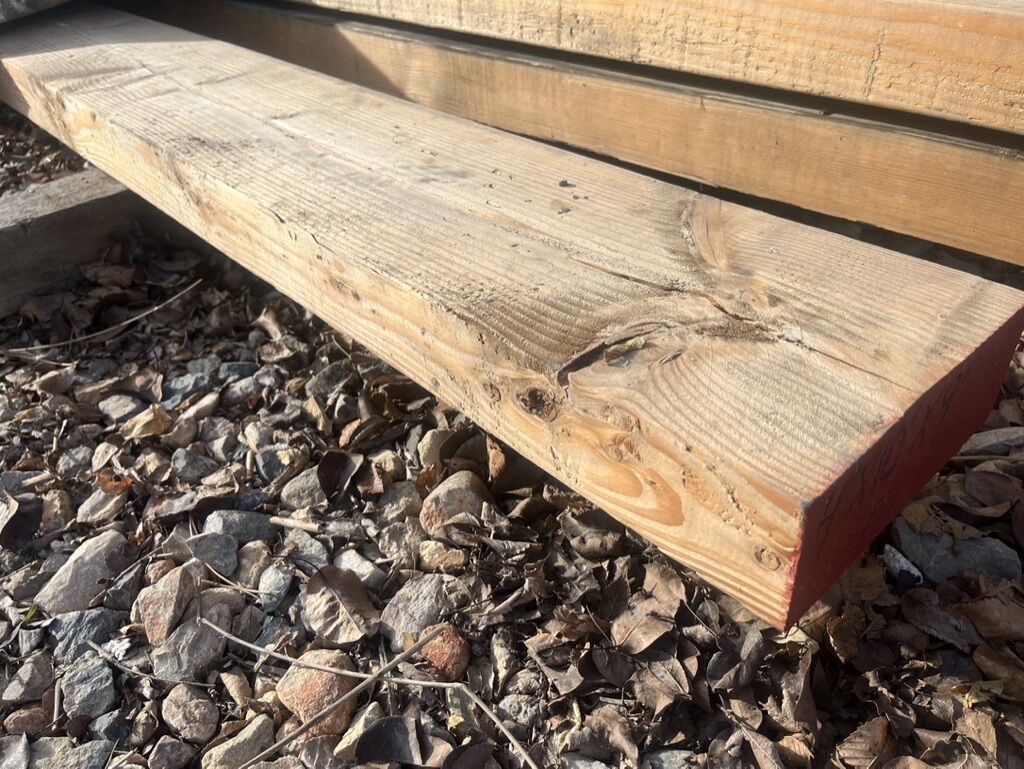 SAVE 65% - NEW Solid Wood Beams - 4"x6"x16' and 4"x10"x9'