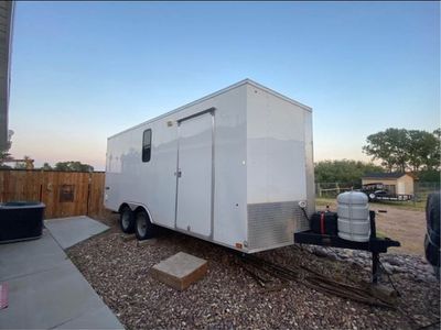 2020 Enclosed Cargo Trailer - 8x19 Heavy Duty, 81" Rear Door, Camping Ready