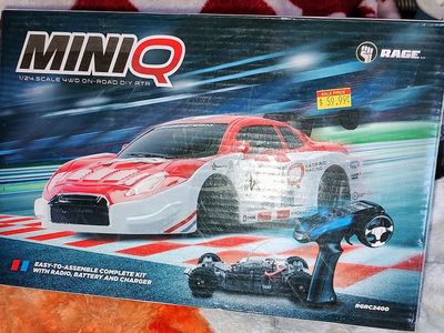 Rage R/C Mini-Q RGRC2400 1/24 Scale 4WD DIY RTR On-Road Racing Car Kit