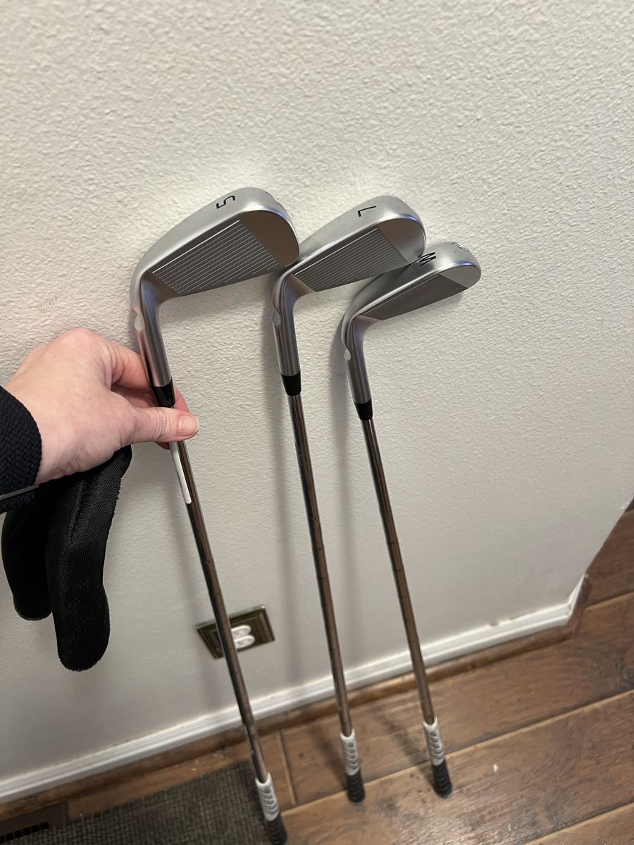 PING I530 Blue Dot Set Of Three 5,7&W RH Golf Club