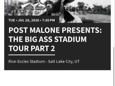 Post Malone JULY 28