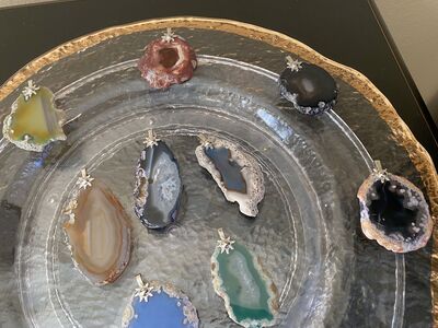 NEW - Gorgeous Agate Slice Pendants - Great Gifts - Choose Your Favorites - Must See Photos