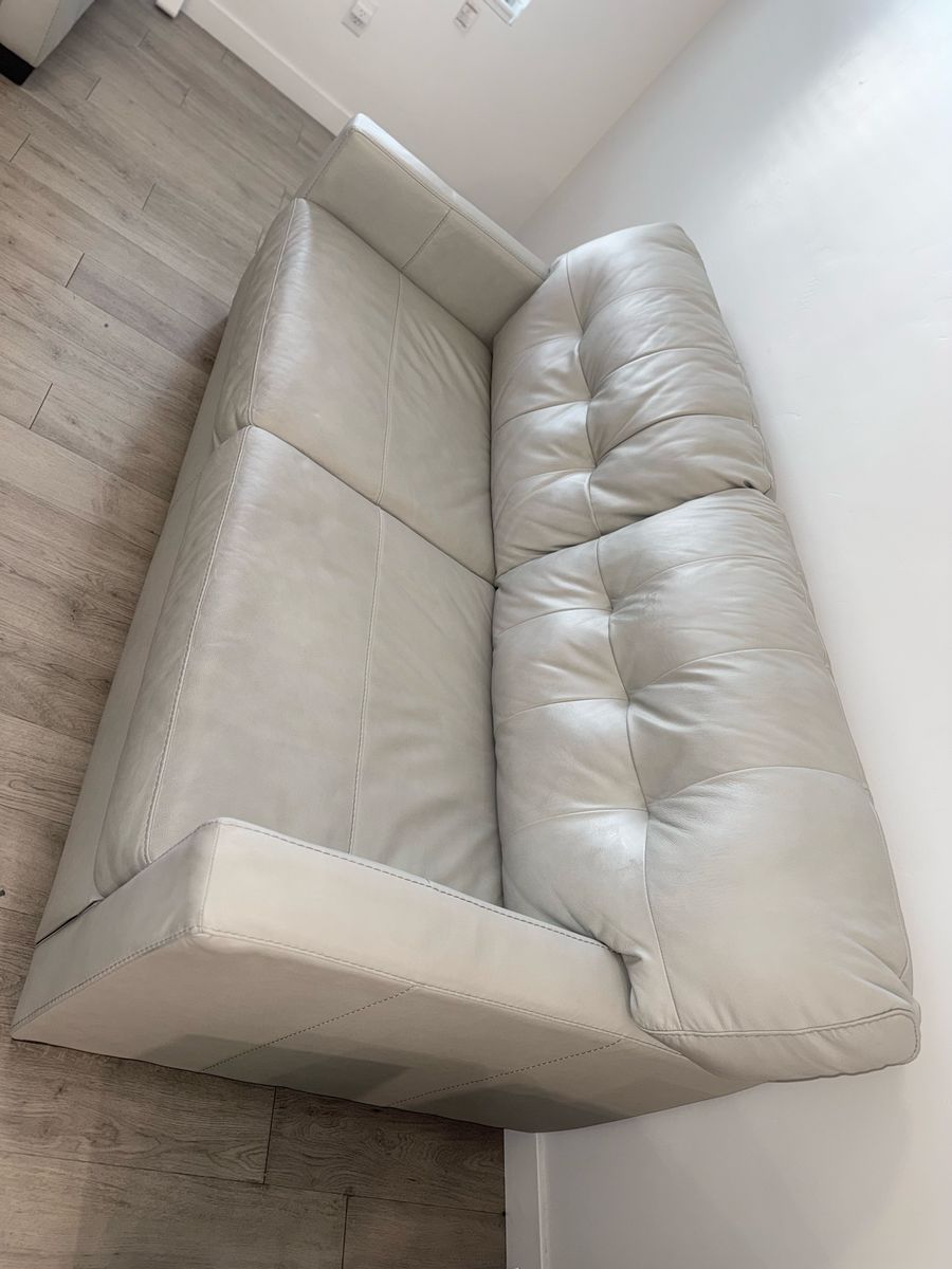 Queen Sleeper Sofa by Ashley + Chair & Ottoman
