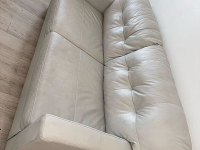 Queen Sleeper Sofa by Ashley + Chair & Ottoman