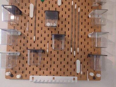 IKEA Skadis Pegboard