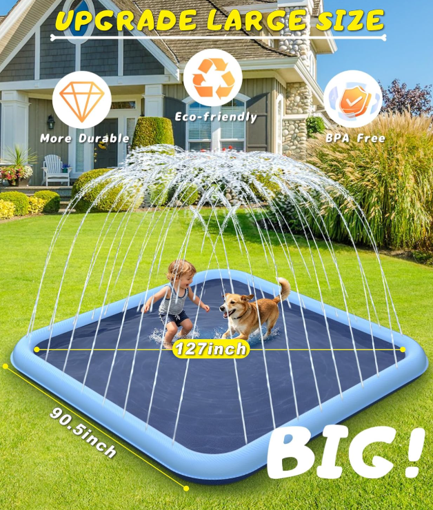 New in box Large Splash Pad