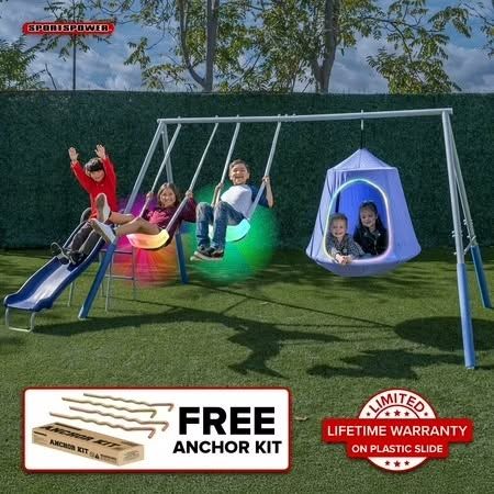 Sportspower Shooting Star Swing Set with LEDs