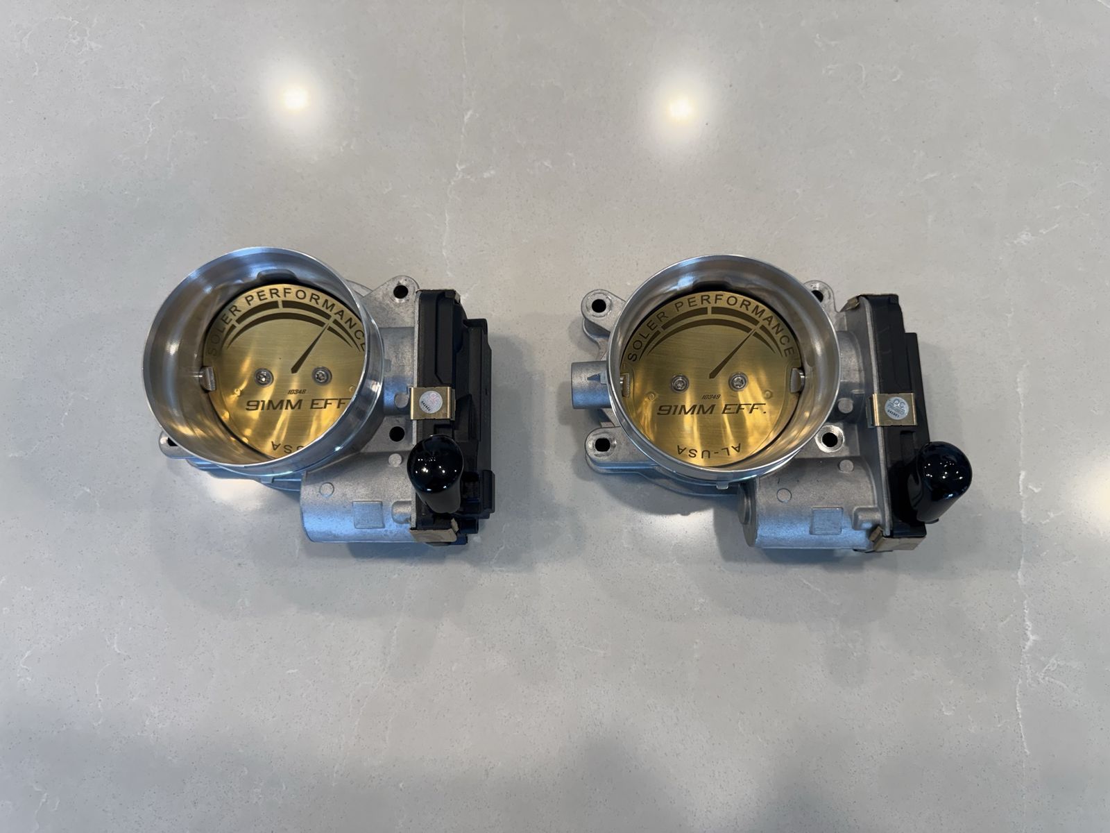 Soler 91MM Throttle Body (Pair) & Throttle Controller