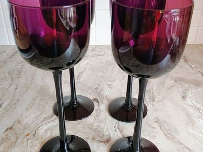 Set of Four Carlo Moretti Goblets