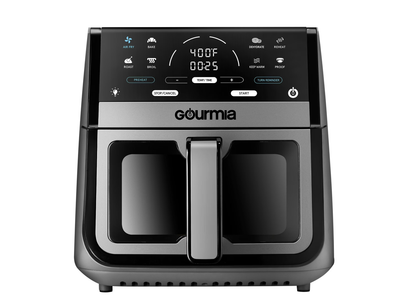New in box, Gourmia 8 Qt Digital Window Air Fryer with 8 One-Touch Cooking Functions,