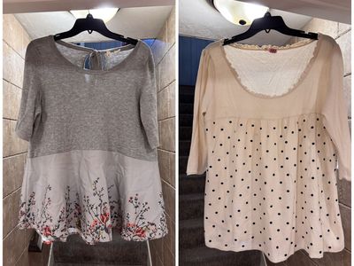 Women’s Moth Anthropologie Size Large Tops $25/both