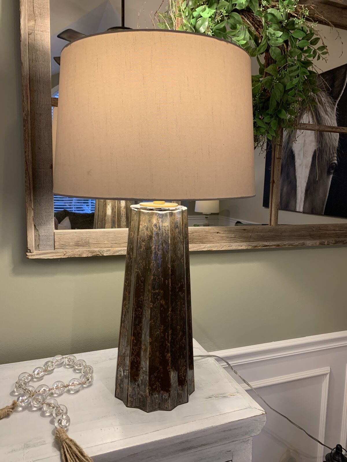 Elegant Glass Table Lamp
