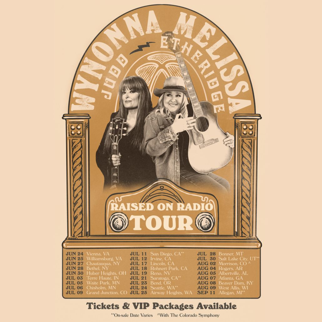 VIP Tickets FRONT ROW of Reserved Lawn Seats Melissa Etheridge & Wynonna Judd Tonight July 30 at RED BUTTE 6pm