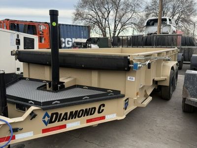 Dump Trailers for Rent. 7 by 14 and 7 by 16, High and Low Side available