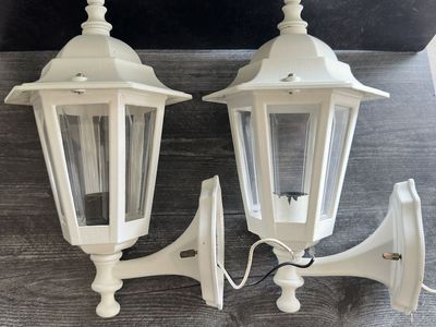 Pair of Made in Italy Wall Sconces – One Missing Top Screw
