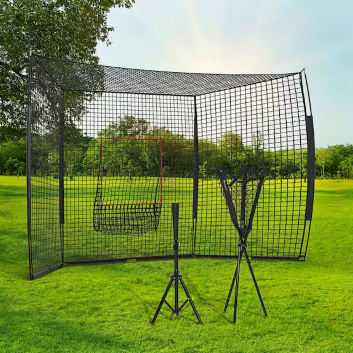 Baseball Net with Strike Zone