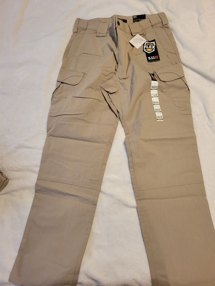 5.11 Tactical Stryke khaki pants (size 34x32) -BRAND NEW, tags still on