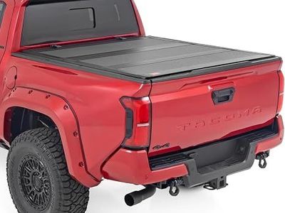 Tri-Fold Flip Up Tonneau Cover, Toyota Tacoma (2024-2026) Fits 5' Bed w/Utility Rail System