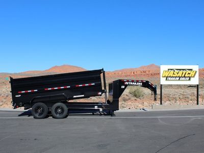 2026 PJ Trailers 7x14 DT Low Pro Telescopic Goosen