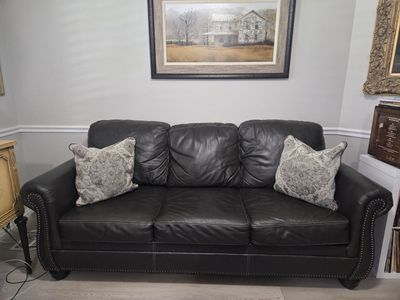 Leather couch