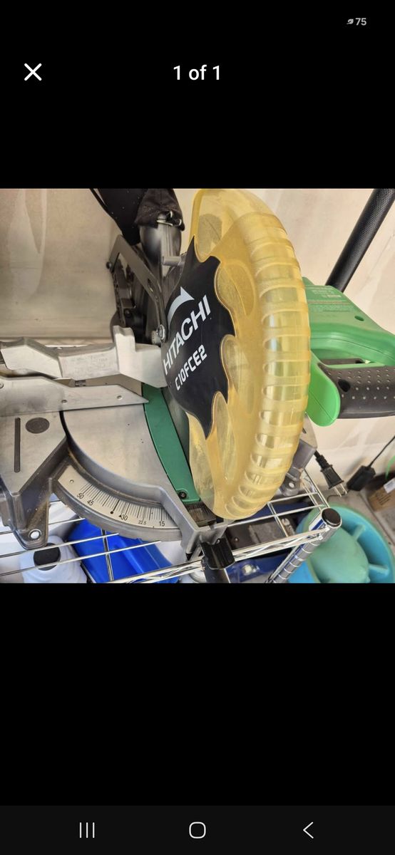 10 inch miter saw Hitachi