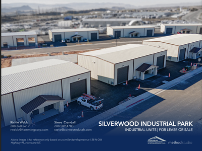 BRAND NEW INDUSTRIAL SPACE FOR SALE OR LEASE | 5,000–10,000 SF | PRIME SOUTHERN UTAH LOCATION