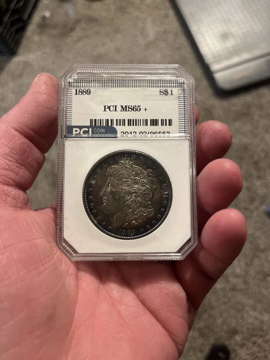 MS65+ 1889 S Morgan Silver Dollar