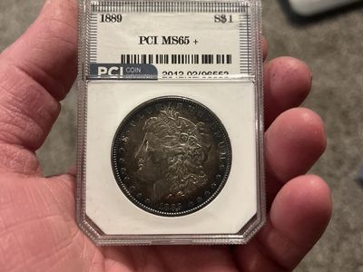 MS65+ 1889 S Morgan Silver Dollar