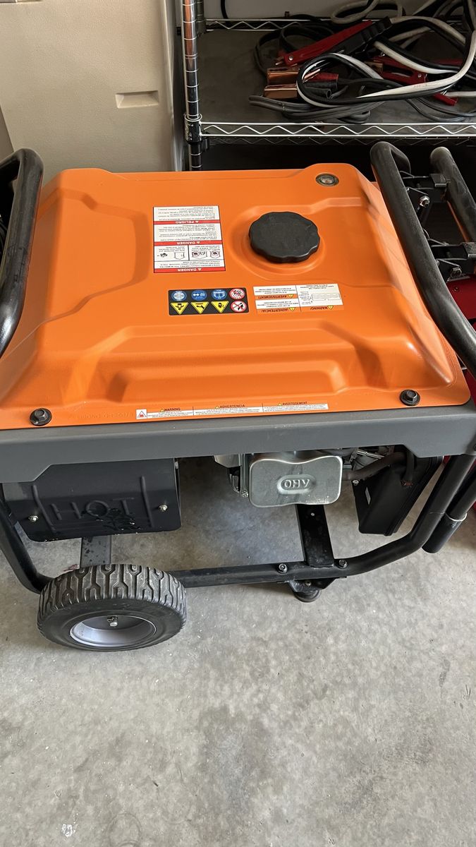 2 Never used Generators Predator 9000 and Generac GP8000 E. Price in description.
