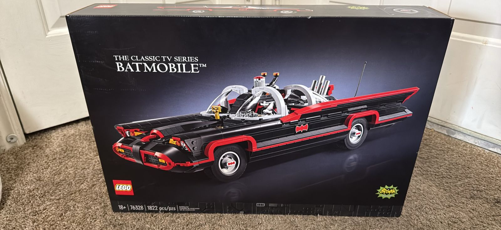 LEGO 76188 DC Batman Classic TV Series Batmobile 18+ Set - 1822 Pieces New Sealed Box