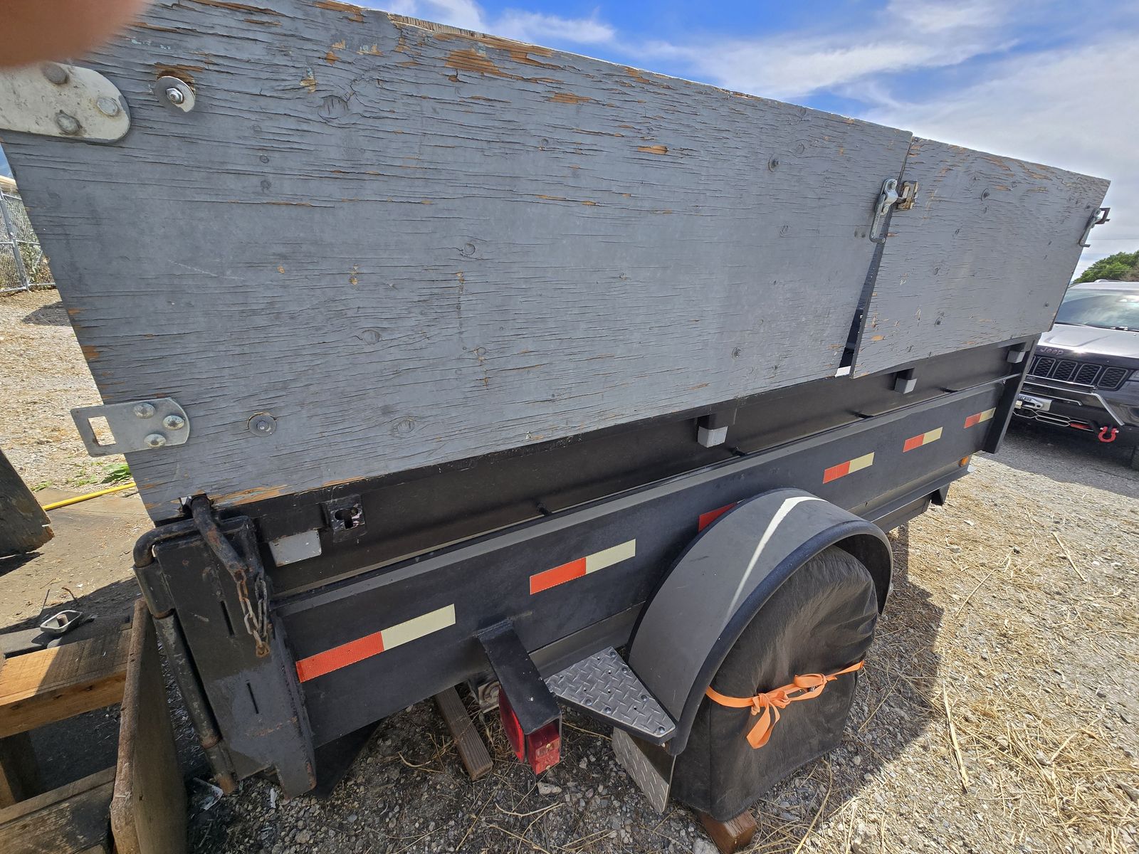 2008 a big tex dump trailer
