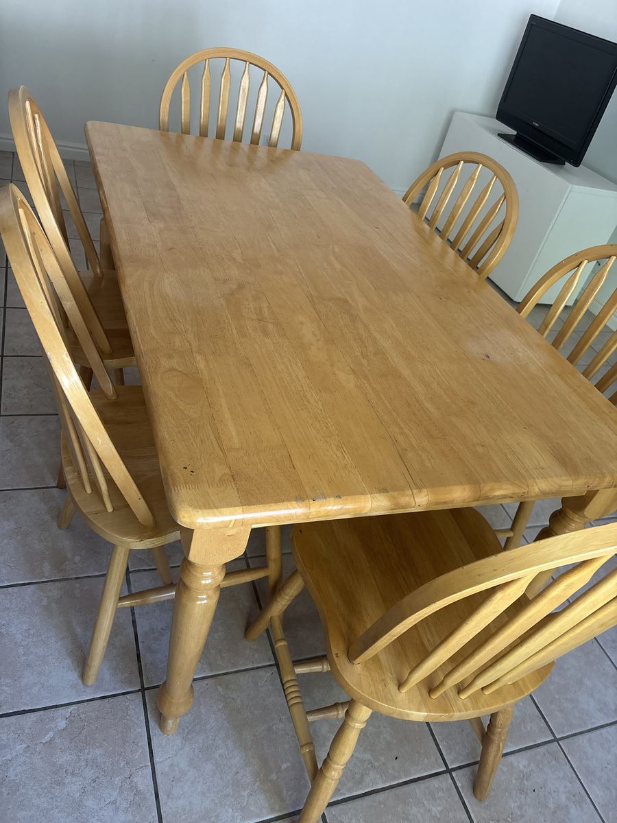 Table and chairs