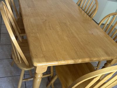 Table and chairs